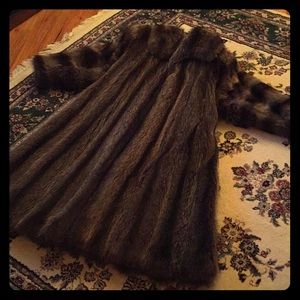 Luscious “Vintage” Full-Length Raccoon Coat